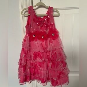 Pink Bonnie Jean tulle dress